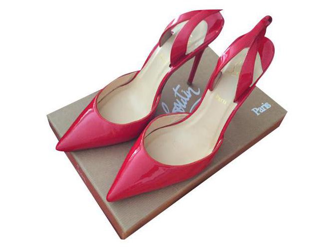 Christian Louboutin Ever Red Leather  ref.149827