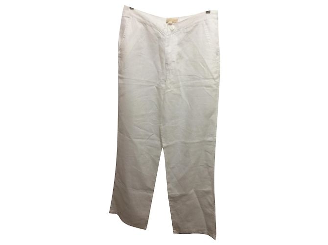 Melissa Odabash Leinenhose weiß