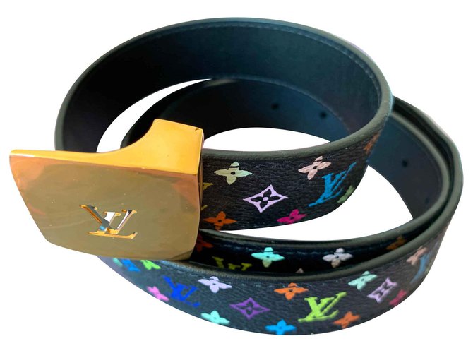 Cinturones Louis vuitton Multicolor talla 85 cm de en Cuero - 28861769