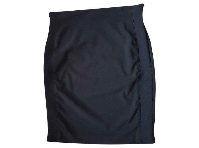 Balenciaga Skirts Black Wool Elastane  ref.149933