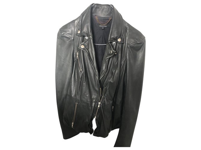 Muubaa Biker jackets Black Lambskin  ref.149983