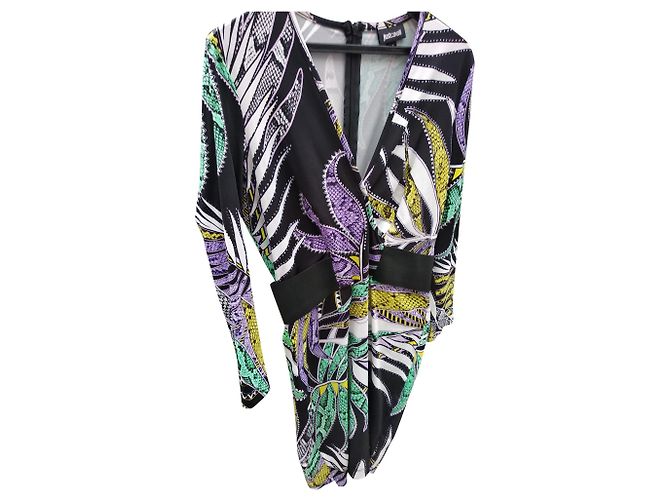 Kurzes Kleid Just Cavalli mehrfarbig Polyamid Mehrfarben