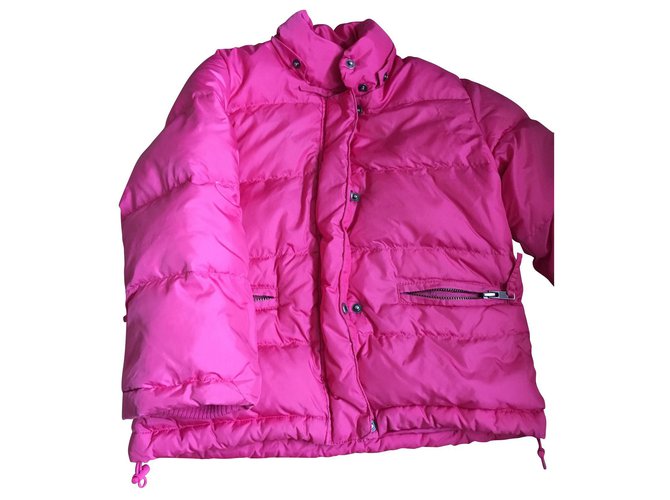 Bonpoint Girl Coats outerwear Pink Polyamide  ref.150026