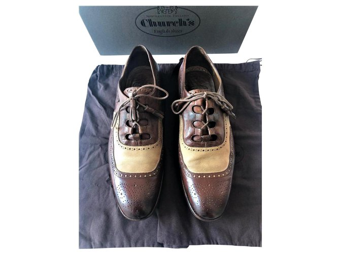 derbies homme beige
