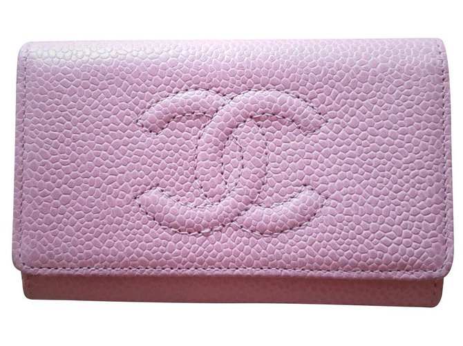 Chanel Geldbörsen, Geldbörsen, Fälle Pink Leder  ref.150044