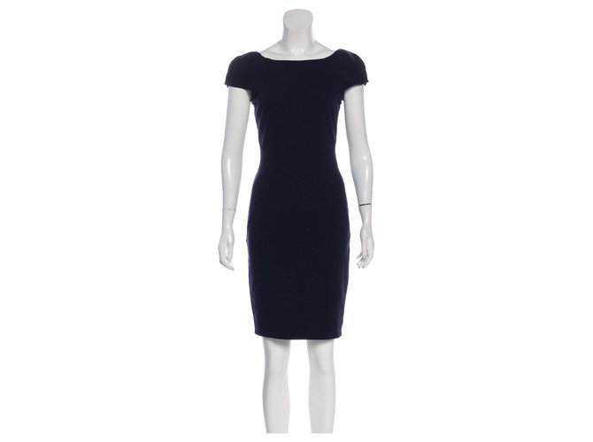 Diane Von Furstenberg Helen dress Black Viscose Elastane Polyamide  ref.150059