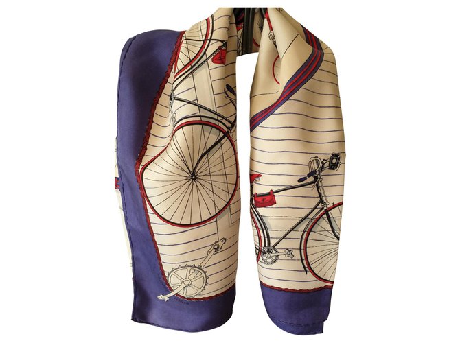 Hermès CYCLES Soie Multicolore  ref.150064