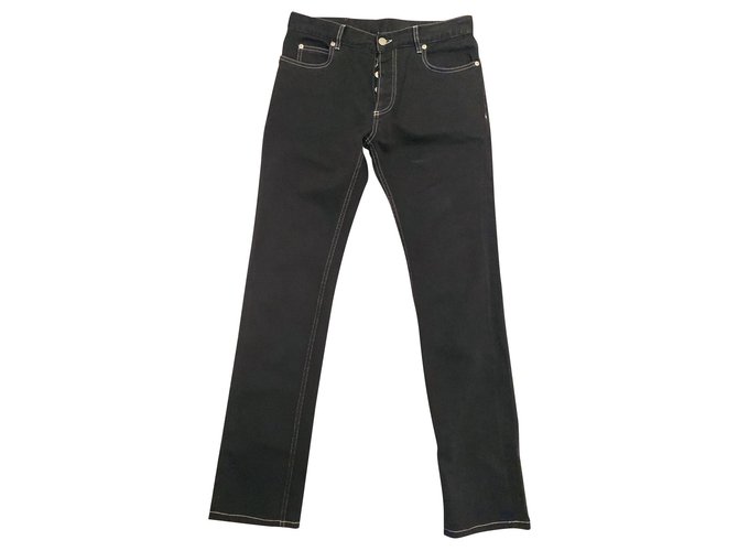 Slim Jeans Dark Blue Maison Martin Margiela Navy blue Cotton  ref.150077