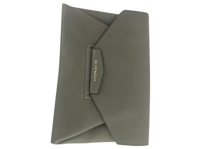 Givenchy Antigona Grey Leather  ref.150088