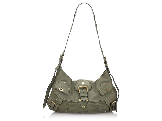 Mulberry Green Leather Joni Dark green  ref.150101