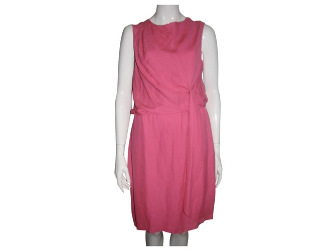 Diane Von Furstenberg Tamara silk dress Pink  ref.150226