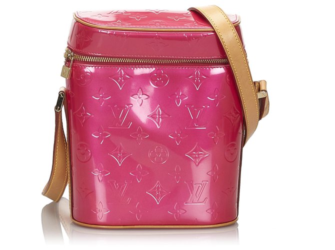 Louis Vuitton Pink Vernis Sullivan Vertical Leather Patent leather  ref.150278