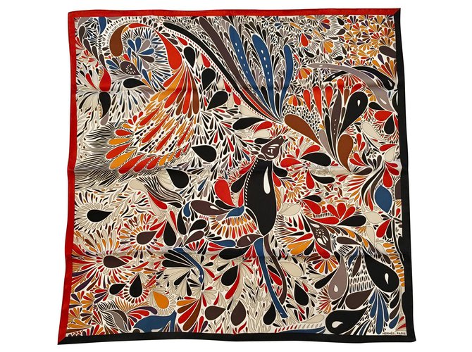 Hermès THOUSAND FLOWERS of MEXICO Multiple colors Silk  ref.150309