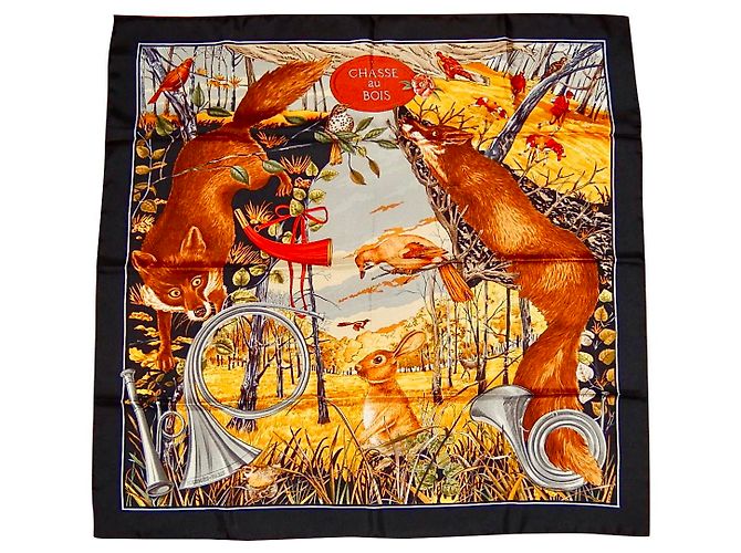 Hermès CAÇA DE MADEIRA Multicor