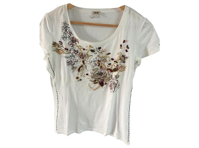 Top Kenzo de algodón beige Talla L