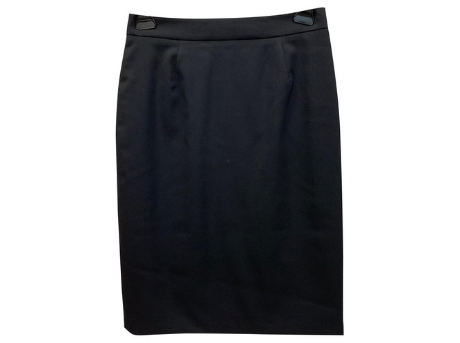 Stella Mc Cartney Classic wool skirt Black  ref.150882