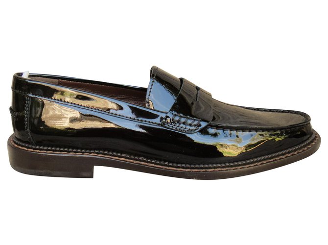 Dolce & Gabbana patent leather loafers new condition Black  ref.150966