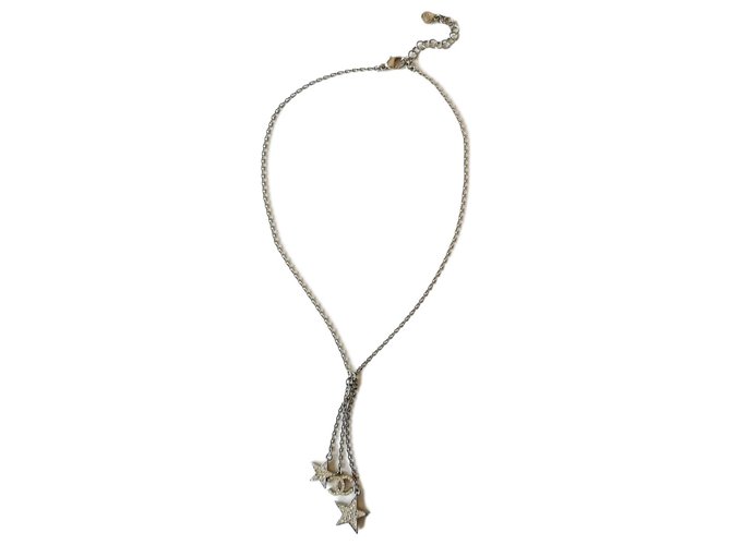 Chanel necklace Silvery Metal  ref.151018