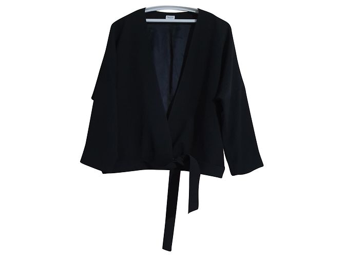 Filippa K Schwarzer Blazer Viskose Acetat Größe M