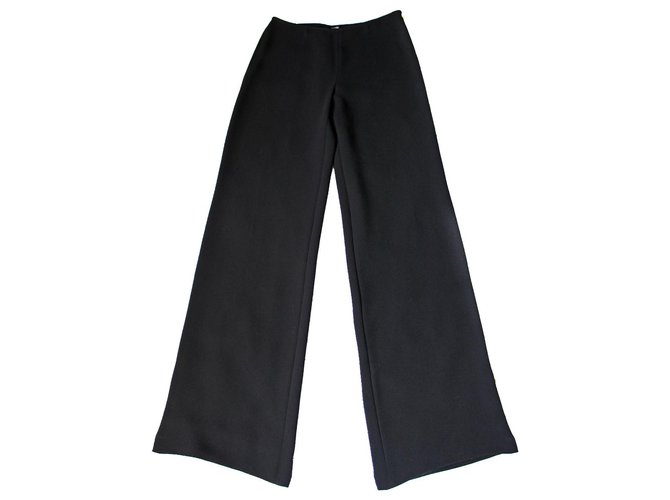 Jean Paul Gaultier Femme Vintage Pants Black Triacetate ref.151050