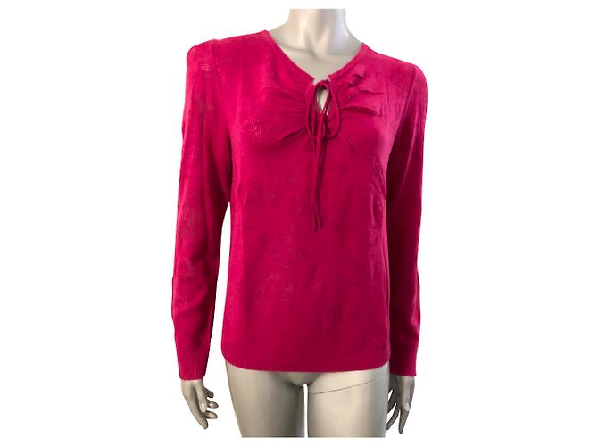 Kenzo Pullover Fuchsia Wolle XL Fuschia 