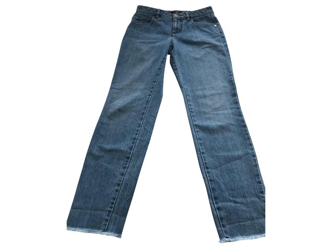 Collezione Chanel Jeans Pharrell 38 . Blu chiaro Giovanni  ref.151116