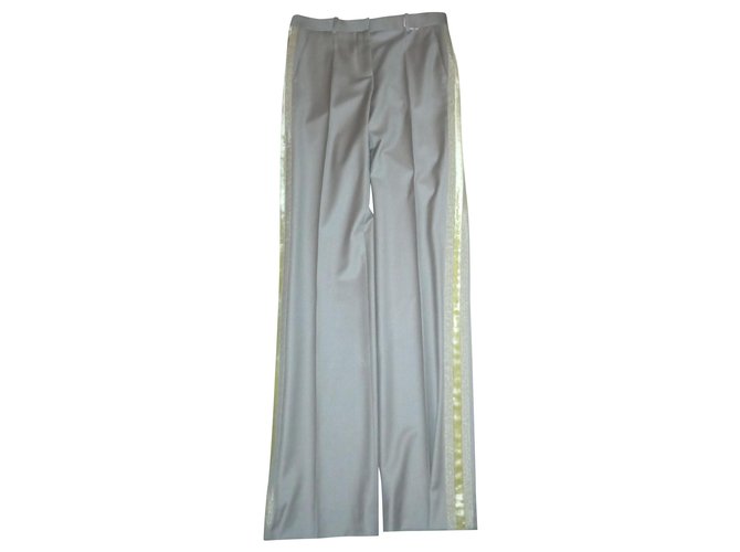 Givenchy Pantalones beige Lana  ref.151193