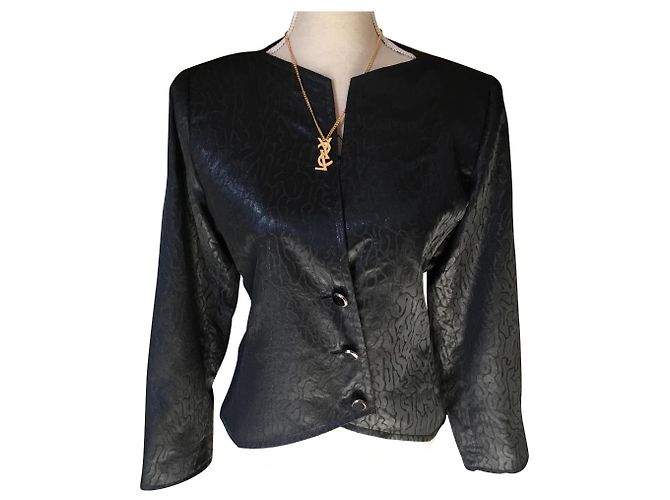 Yves Saint Laurent BLACK BLACKER WITH RAMAGES