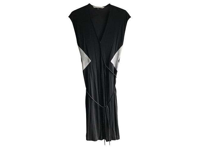 Diane Von Furstenberg Vestito nero e argento