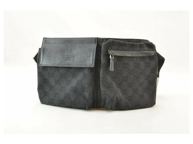 Gucci Waist bag Black Cloth  ref.151313