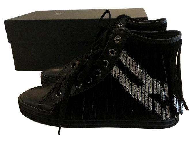 Hogan sneakers Cuir Noir  ref.151391