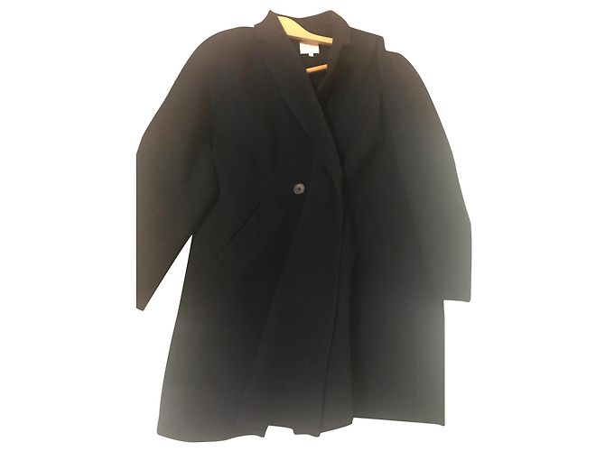 Cappotto Pablo De Gerard Darel in lana blu navy