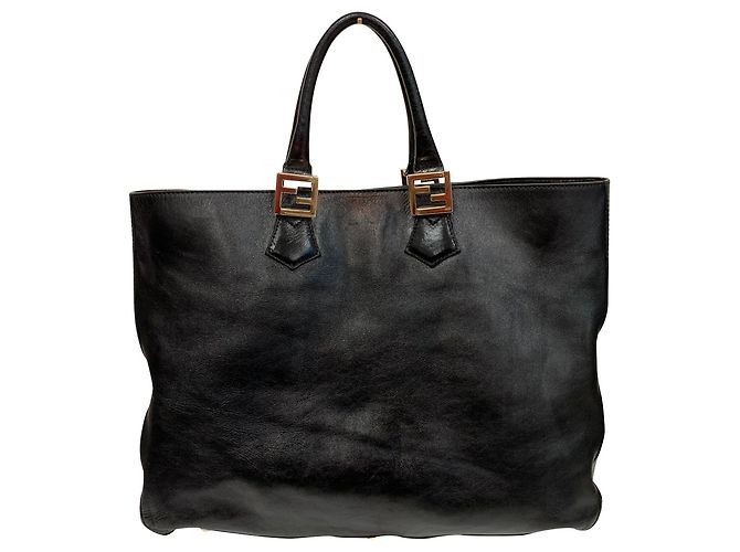 Fendi Borsa tote nera Twins