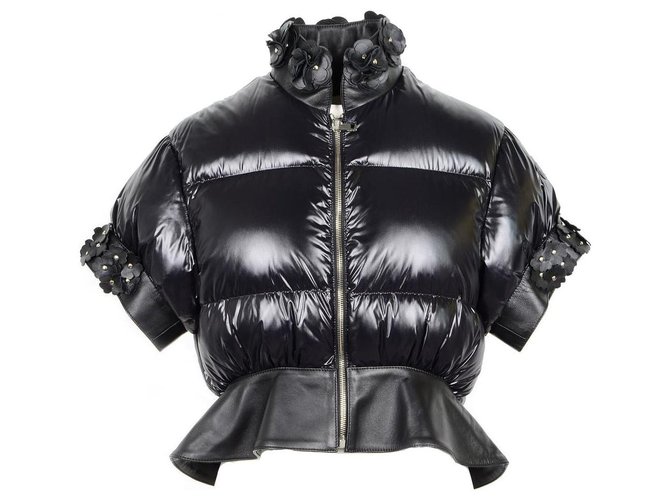 Moncler jacket new Black Polyamide  ref.151630