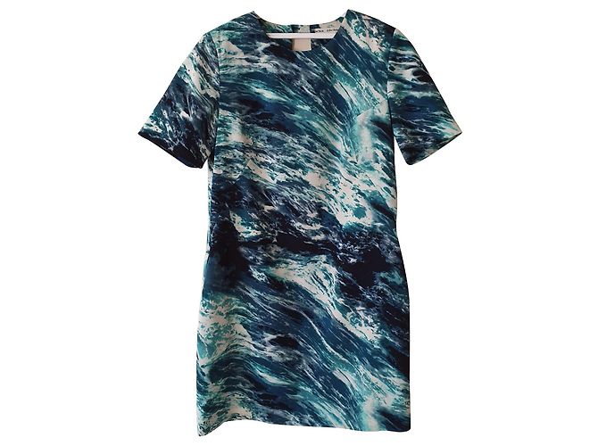 & Other Stories Kleid Mehrfarbig Polyester Größe 38 Mehrfarben