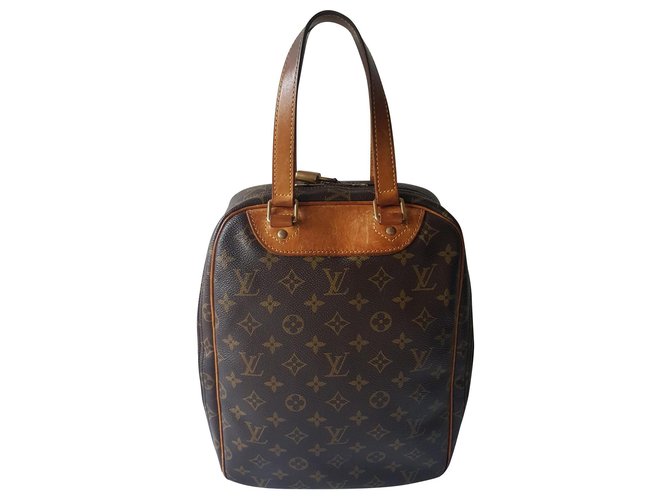 Louis Vuitton Handbags Brown Leather  ref.151652
