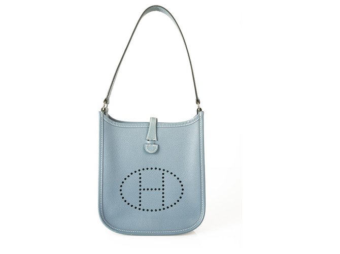 Hermès Evelyne II TPM Bag Blue Jean