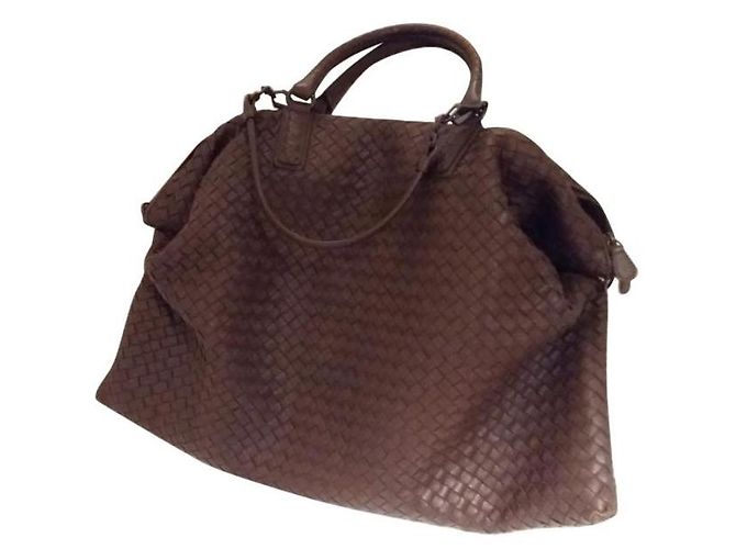 Borsa Bottega Veneta in pelle marrone