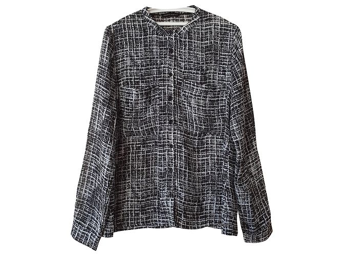 Autre Marque Second Female Camicia Tula Nero Bianco