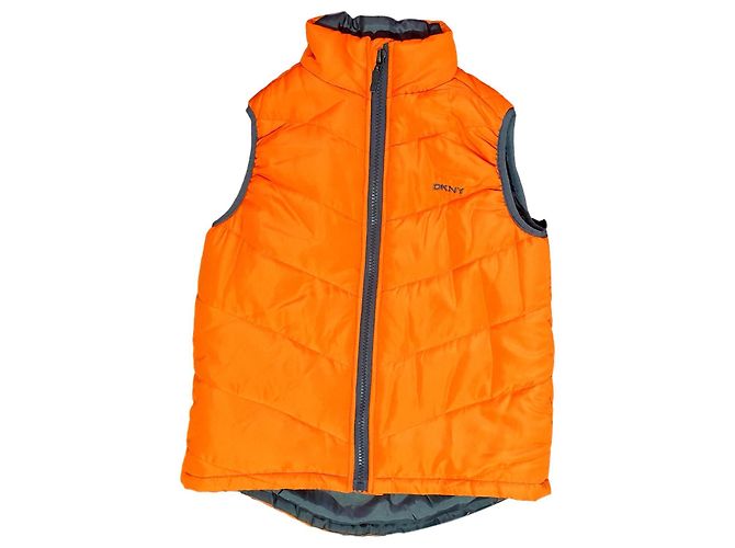 Dkny Jacket Orange Polyester 5 Years