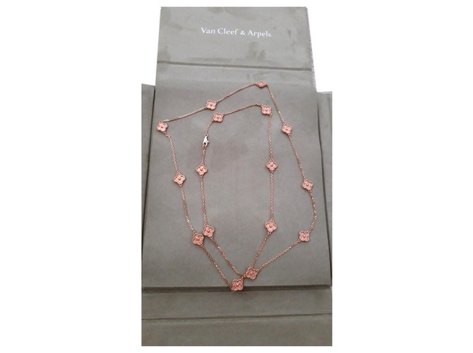 Van Cleef & Arpels Long necklaces Pink Pink gold  ref.151810