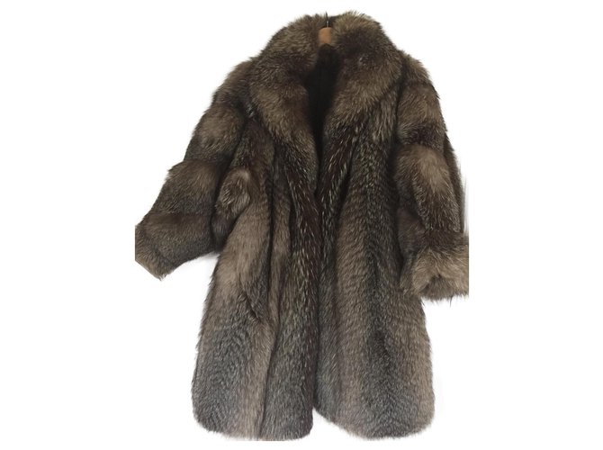 Autre Marque Coats, Outerwear Grey Fur  ref.151872