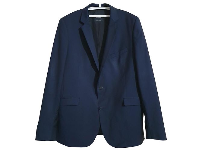 Autre Marque Strellson Marlane Blazer Blau Wolle