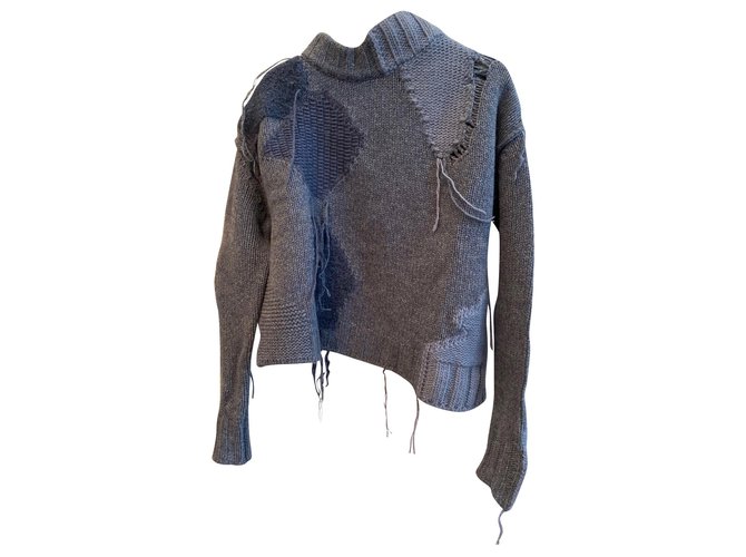 Acne Knitwear Blue Wool  ref.151948