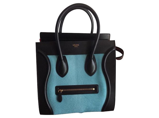 Luggage Céline Celine großes Modell Gepäck Hellblau