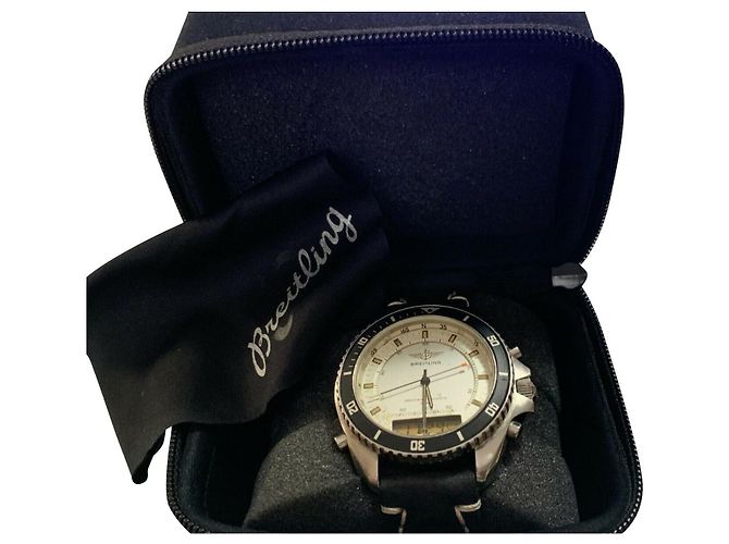 Relógio Breitling Navitimer 3100 Aço Branco