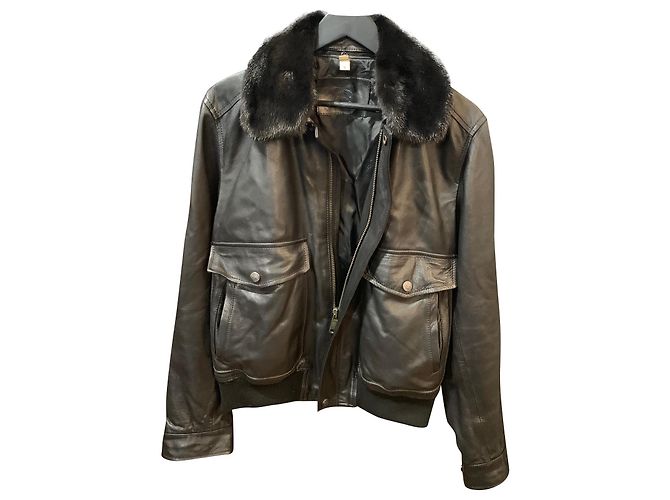 BURBERRY AVIATOR JACKET Black
