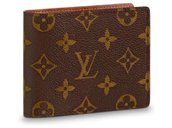 Louis Vuitton wallet new Brown Leather  ref.152425