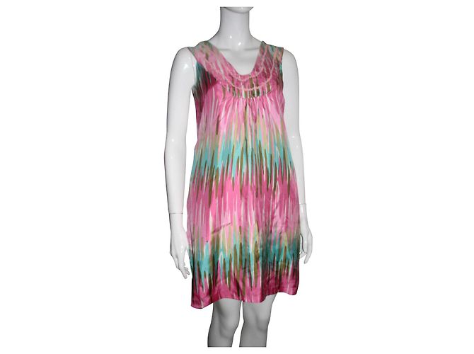 Vestido de seda Milly Multicolor