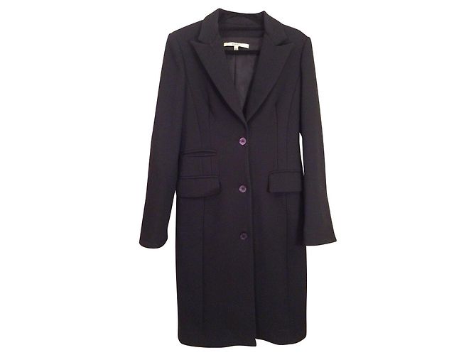 Gianfranco Ferre Vintage Cappotto nero in lana Gianfranco Ferre